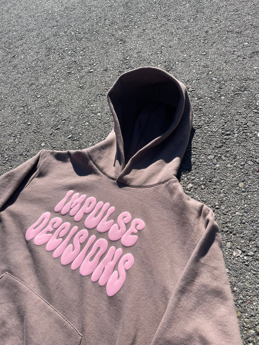 IMPULSE DECISIONS "TAUPE" HOODIE