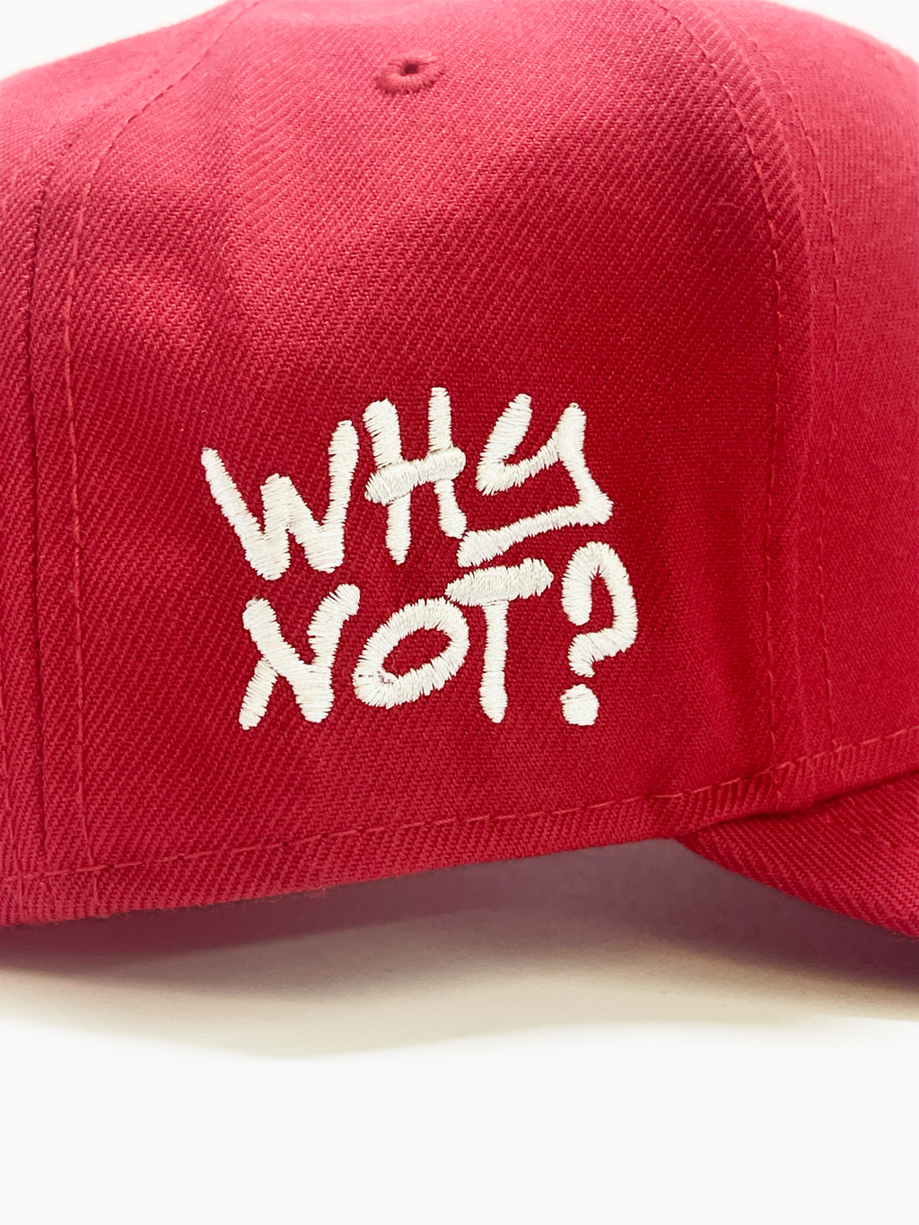 "WHY NOT?" Snapback - RED