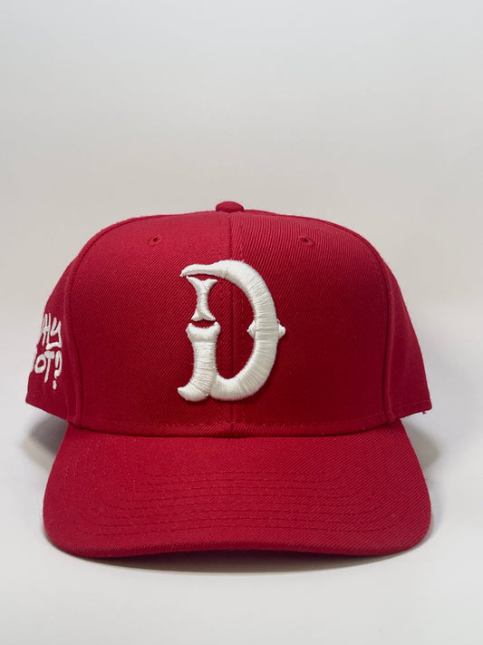 "WHY NOT?" Snapback - RED