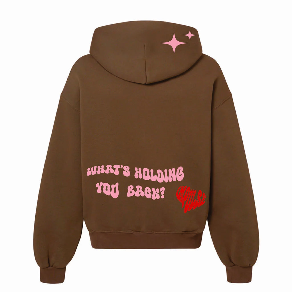 IMPULSE DECISIONS "TAUPE" HOODIE