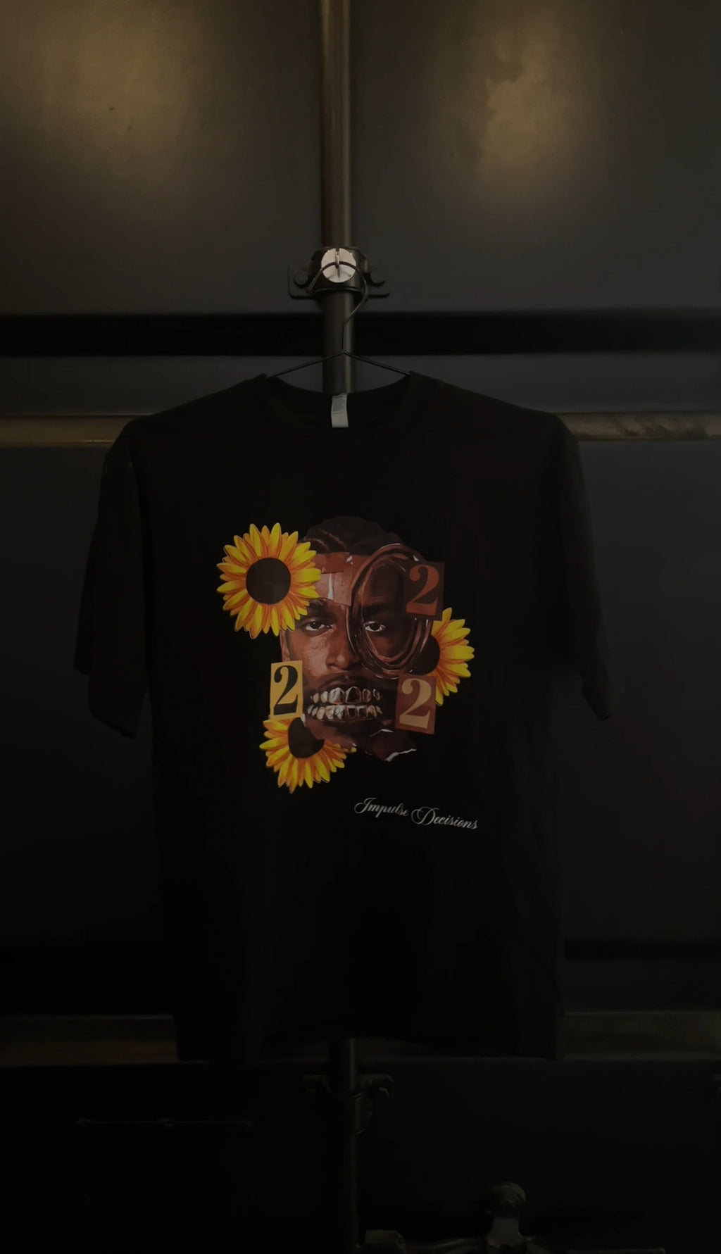 IMPULSE DECISIONS "SGA" BOXY TEE - BLACK