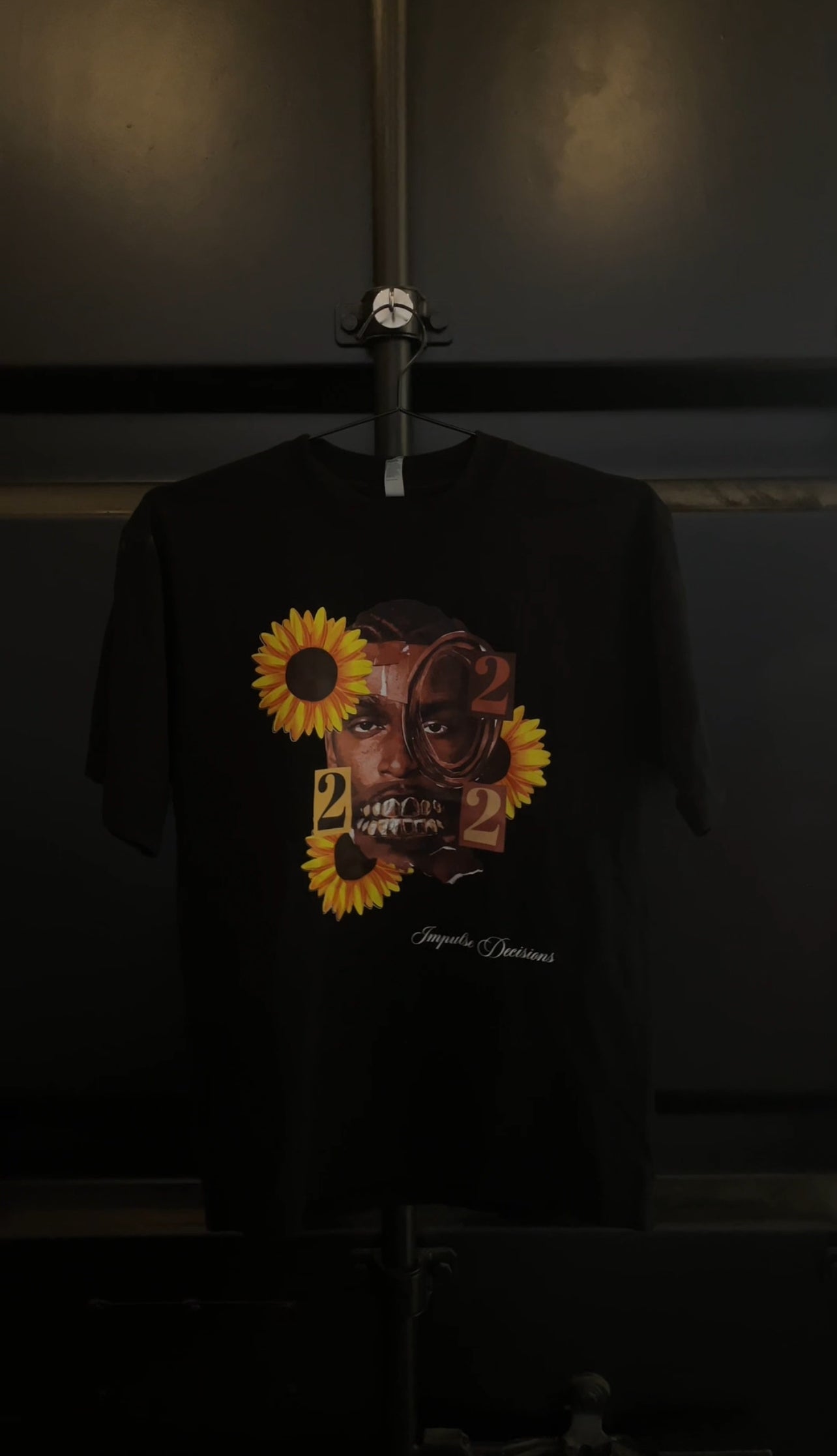 IMPULSE DECISIONS "SGA" BOXY TEE - BLACK