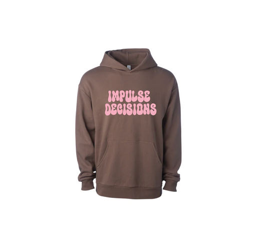 IMPULSE DECISIONS "TAUPE" HOODIE