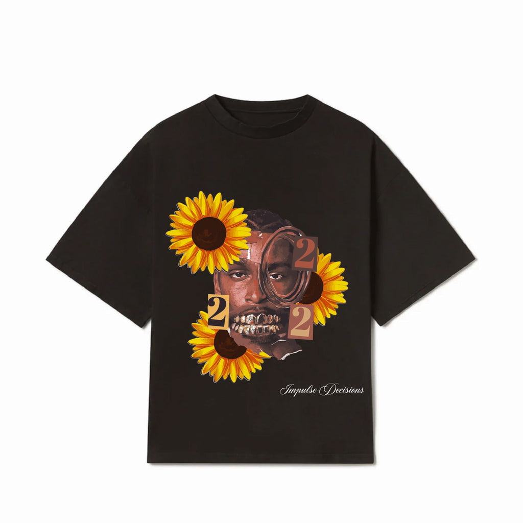 IMPULSE DECISIONS "SGA" BOXY TEE - BLACK