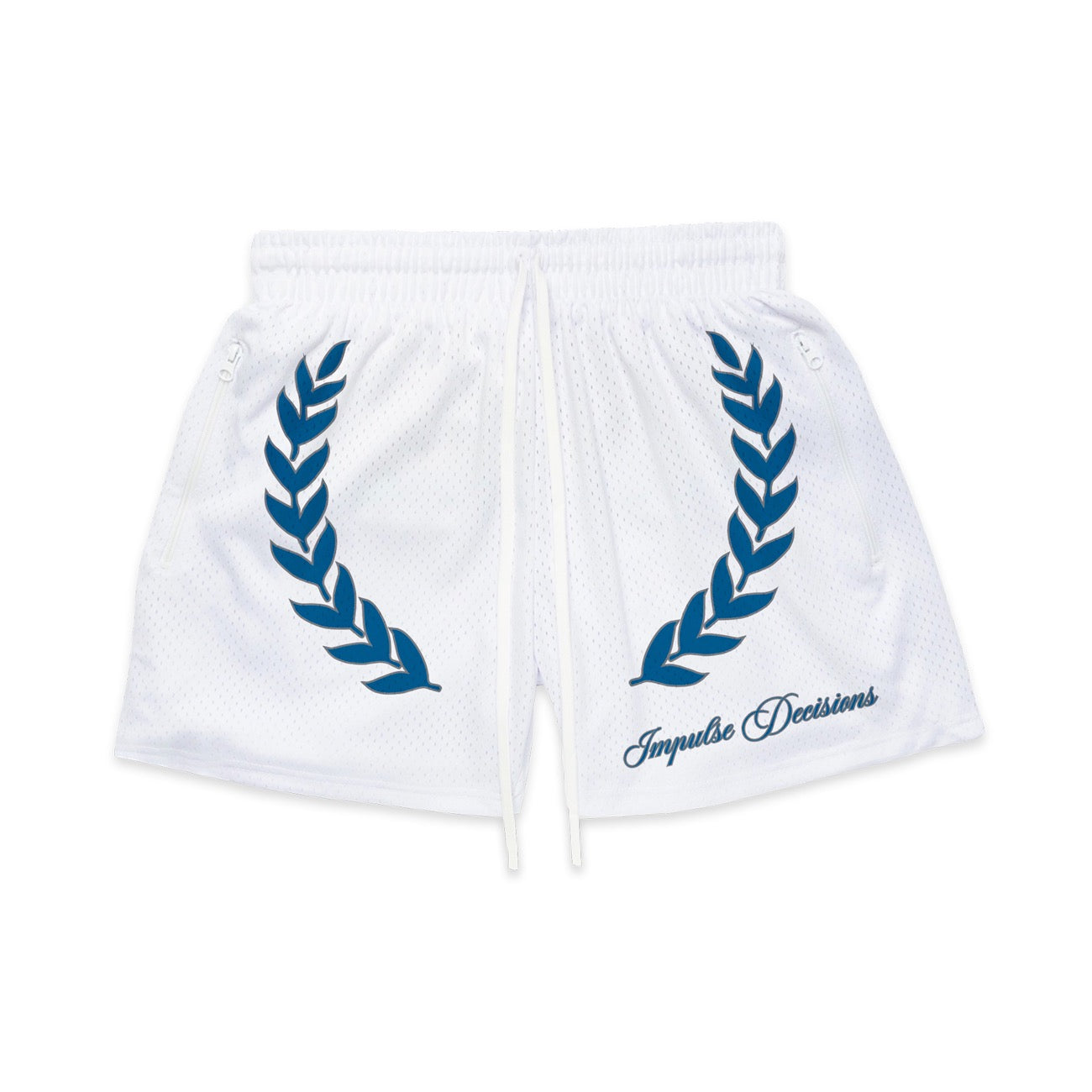 IMPULSE DECISIONS "CLASE" MESH SHORTS - WHITE